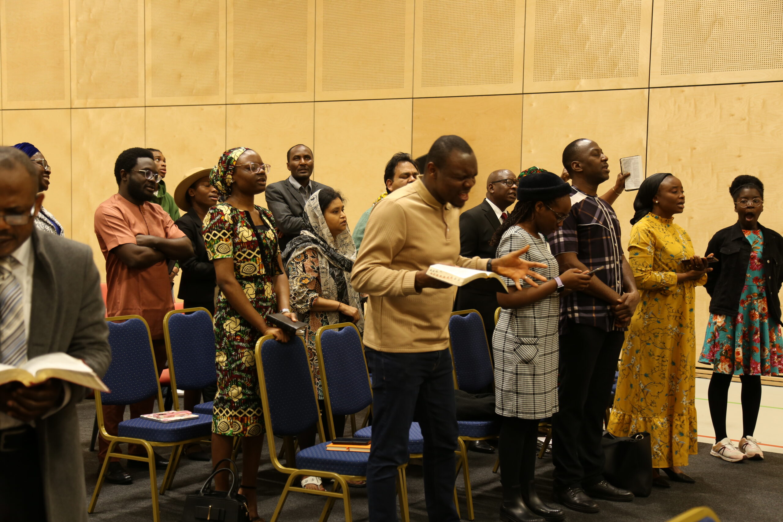 Worship at a retreat
