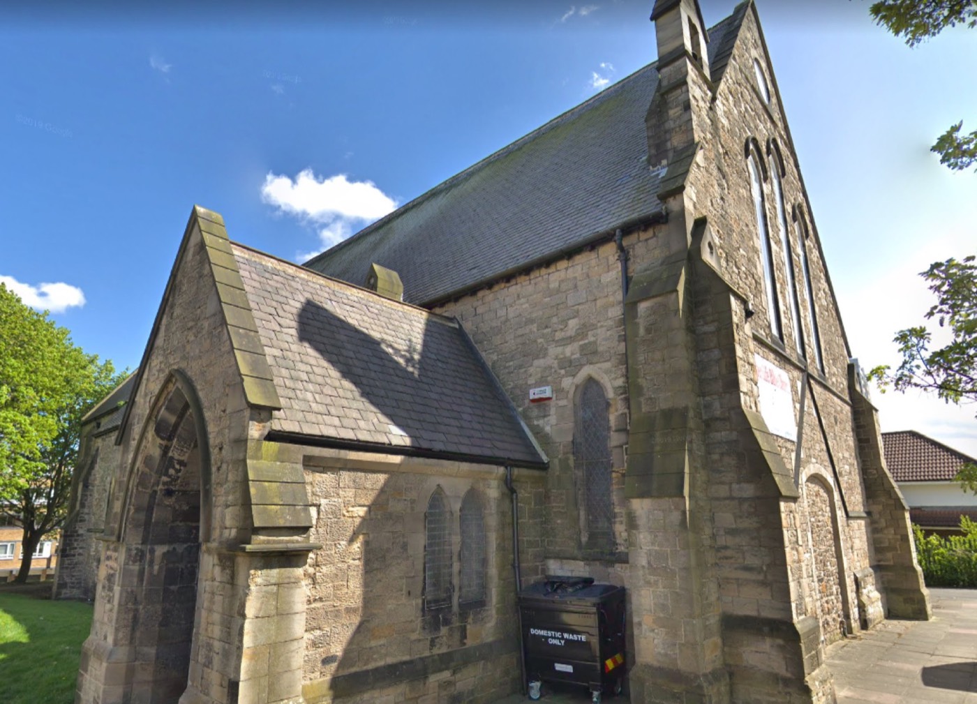 The Newcastle church building